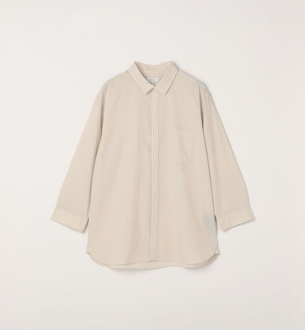 SHIPS any「SHIPS any:〈洗濯機可能〉コットン/リネン 7分袖 ポケット レギュラー シャツ 26SS◆」|シャツ・ブラウス|