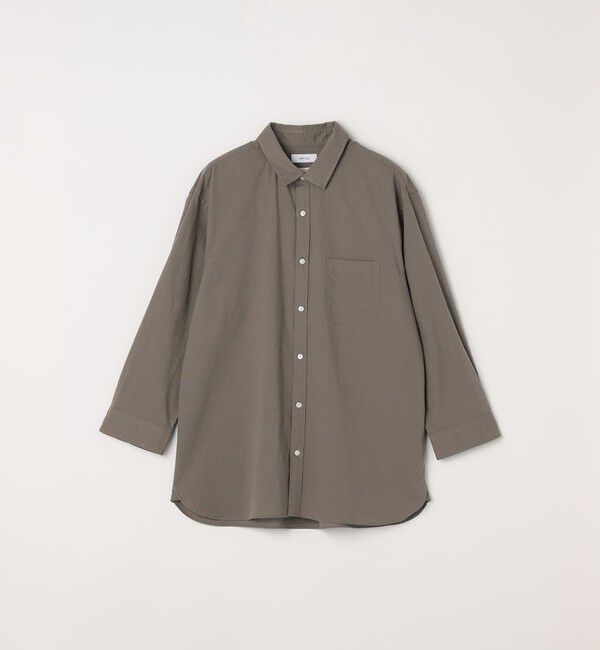 SHIPS any「SHIPS any:〈洗濯機可能〉コットン/リネン 7分袖 ポケット レギュラー シャツ 26SS◆」|シャツ・ブラウス|