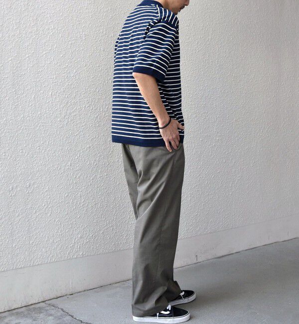 SHIPS any「SHIPS any:〈手洗い可能〉ハイゲージ リネン ミックス サマーニット モックネック Tシャツ 26SS◆」|Tシャツ・カットソー|