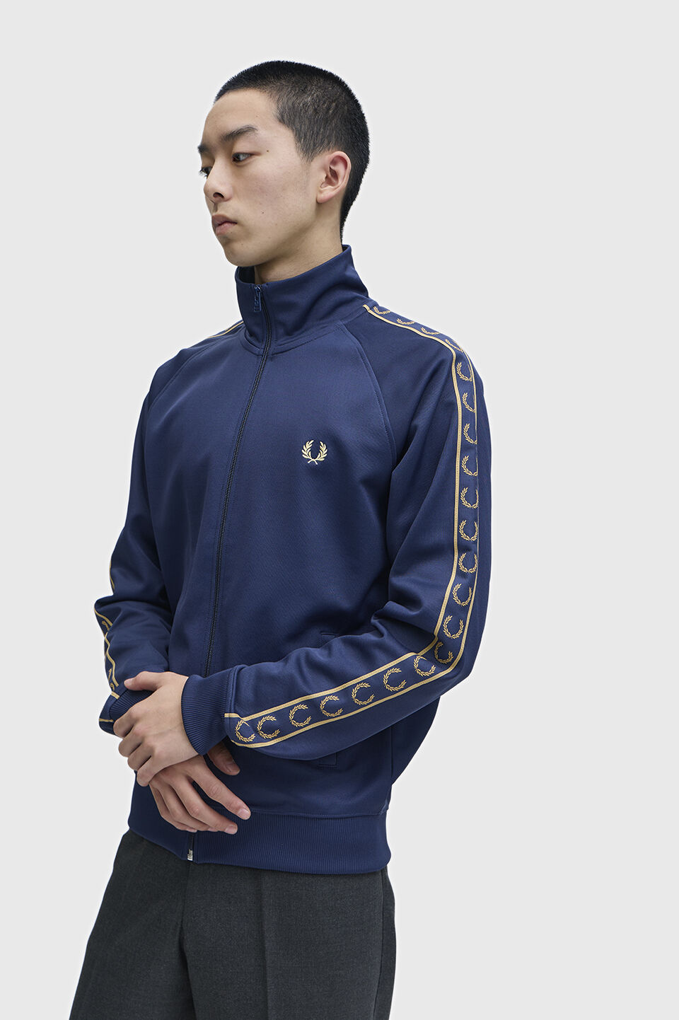 FRED PERRY 「Contrast Tape Track Jacket」|ブルゾン・スタジャン|