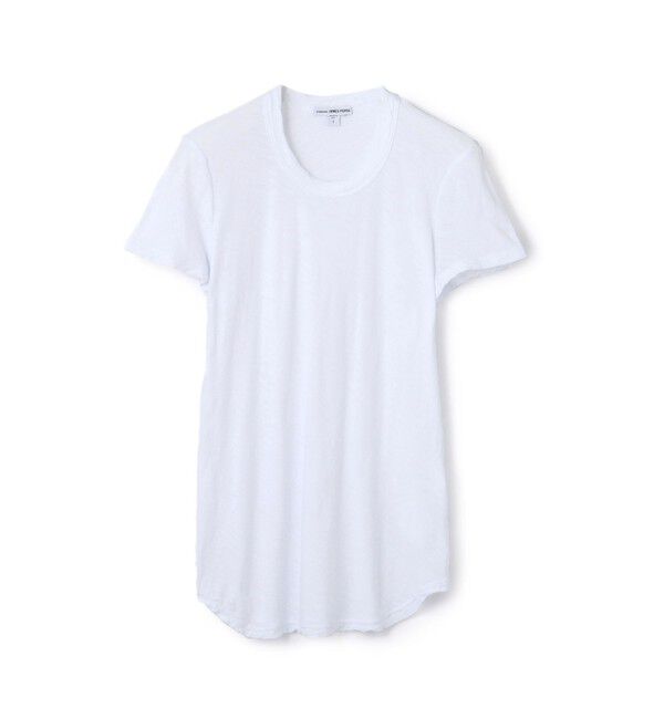 JAMES PERSE「スラブジャージー クルーネック Ｔシャツ WUA3037」|Tシャツ・カットソー|ホワイト