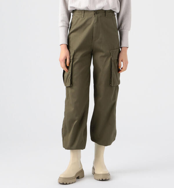 MACPHEE「コットントリコチン ファティーグパンツ」|カーゴ|