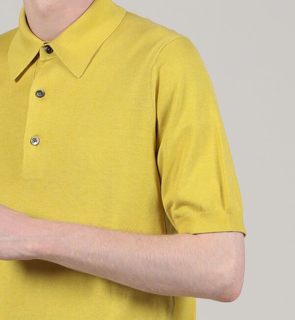 TOMORROWLAND MENS「シルクコットン ニットポロシャツ SESIA」|ニット・セーター|