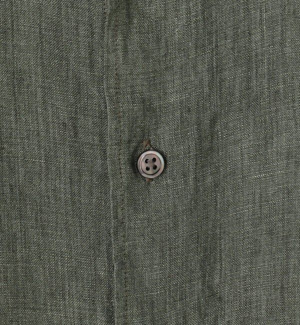 TOMORROWLAND MENS「リネン セミワイドカラーシャツ」|シャツ・ブラウス|