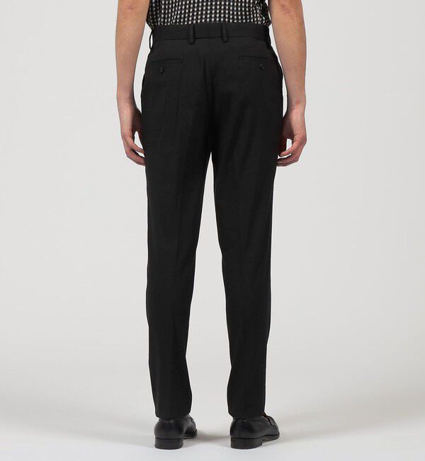 TOMORROWLAND MENS「ストレッチリネン ノープリーツスリムスラックス」|スラックス|