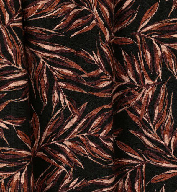 TOMORROWLAND MENS「コットン リーフプリント スリムテーパードイージーパンツ」|その他|