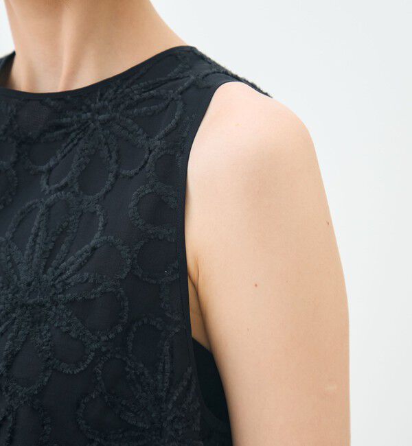 TOMORROWLAND collection「レーヌエンブロイダリー スリーブレスブラウス」|シャツ・ブラウス|