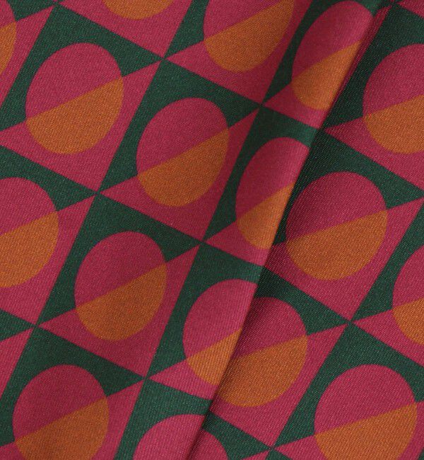 TOMORROWLAND GOODS「TOMORROWLAND ジオメトリック柄 シルクスカーフ」|バンダナ・スカーフ|