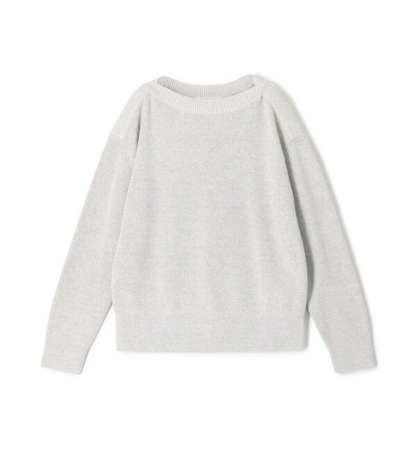 GALERIE VIE「フィッシャーマンズリブ ボートネックプルオーバー」|ニット・セーター|15 グレー