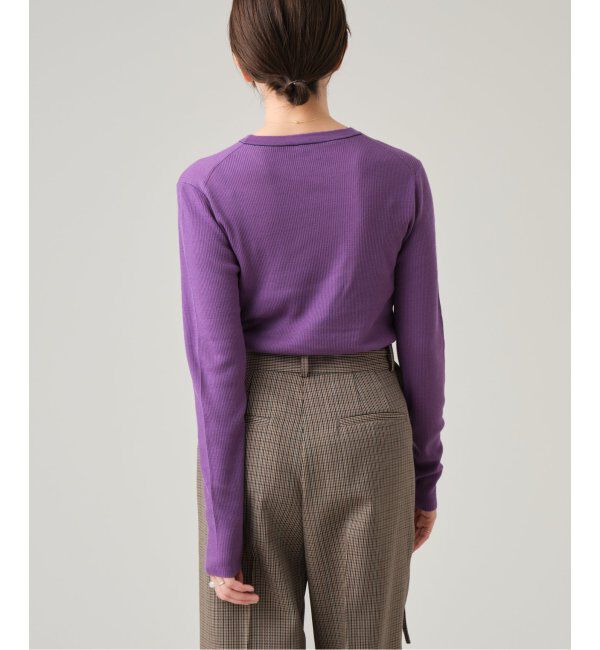 IENA LA BOUCLE「IENA LA BOUCLE 強撚ウールクルーネックプルオーバー」|ニット・セーター|