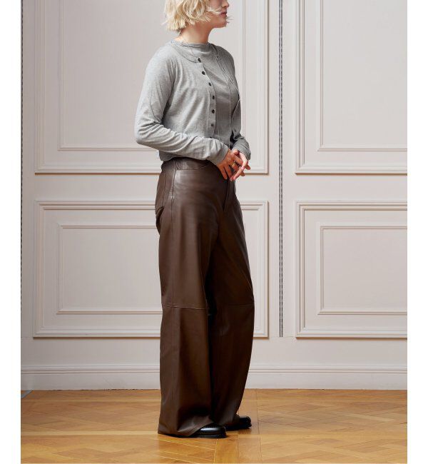 IENA LA BOUCLE「IENA LA BOUCLE シアーフライスロングスリーブTシャツ」|Tシャツ・カットソー|