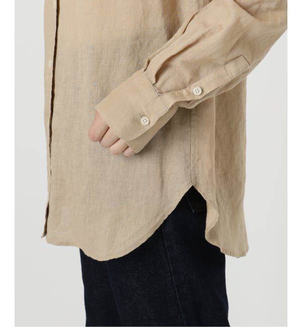 SLOBE IENA「《追加》リネンコットンレギュラーシャツ」|シャツ・ブラウス|