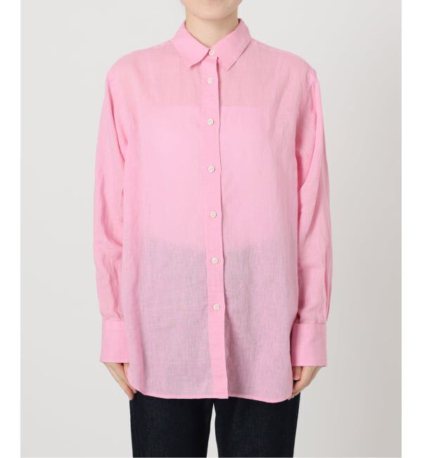 SLOBE IENA「《追加》リネンコットンレギュラーシャツ」|シャツ・ブラウス|