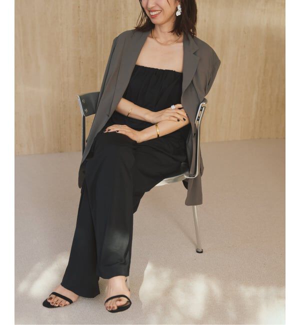 VERMEIL par iena「《予約》Drape Fit オールインワン」|オールインワン|