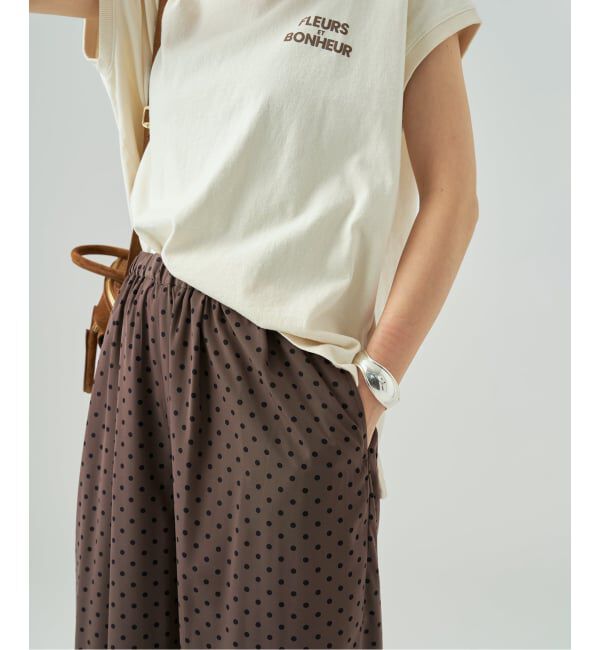 VERMEIL par iena「《予約》ドットワイドパンツ」|その他|