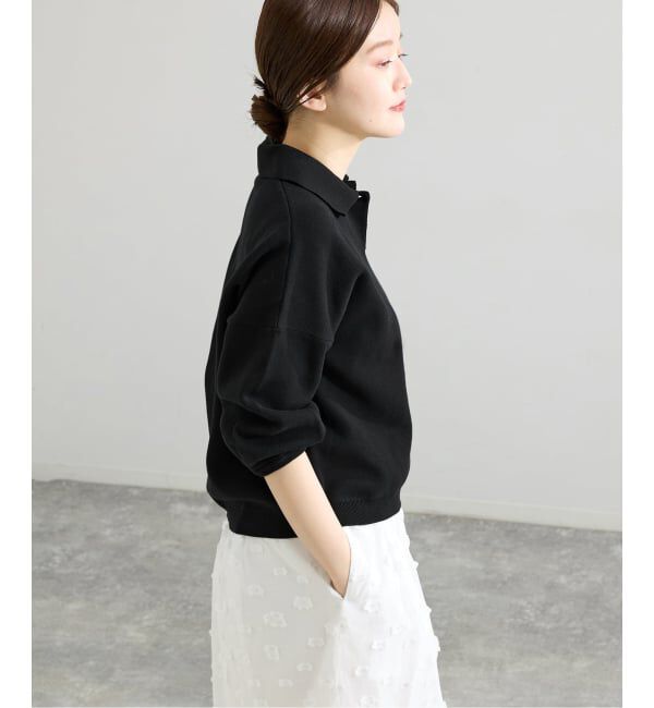 IENA「ウォッシャブル パールボタンプルオーバー」|ニット・セーター|