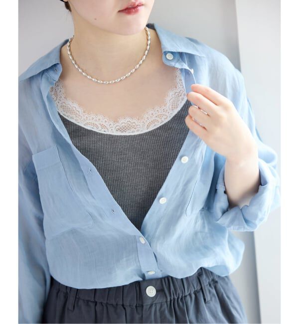 IENA「レーステレコキャミソール」|Tシャツ・カットソー|