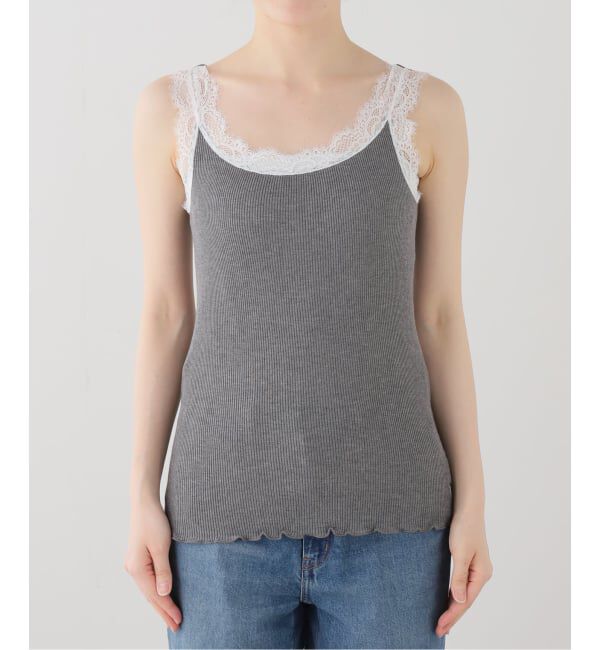 IENA「レーステレコキャミソール」|Tシャツ・カットソー|