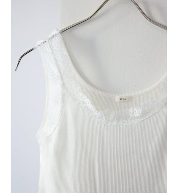 IENA「レーステレコキャミソール」|Tシャツ・カットソー|ホワイト