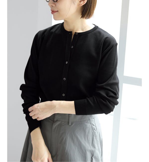 IENA「《予約》セーターマシーンカーディガン」|カーディガン|