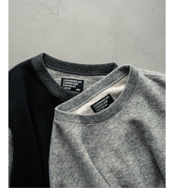 EDIFICE「【LOOPWHEELER for LOWERCASE】別注 ツリアミウール ルーズスウェット」|スウェット・ジャージ|