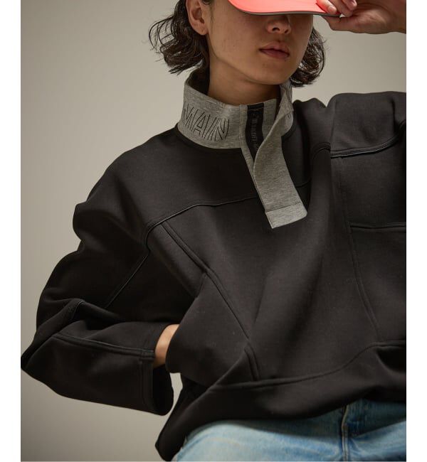 Paris Saint-Germain「【Paris Saint-Germain / パリ・サン＝ジェルマン】 JP Stand Collar Sweatshirt」|スウェット・ジャージ|ブラック