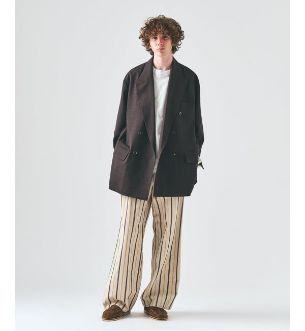 417 EDIFICE「ノルマンディーリネン パンツ」|スラックス|