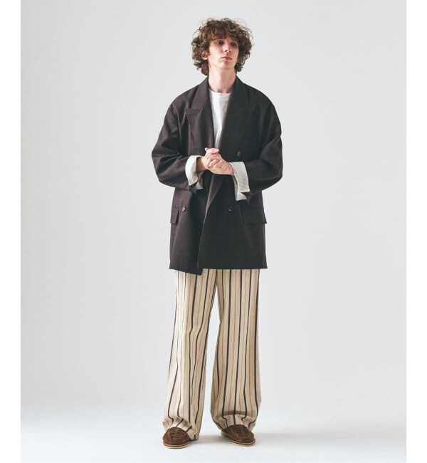 417 EDIFICE「ノルマンディーリネン パンツ」|スラックス|