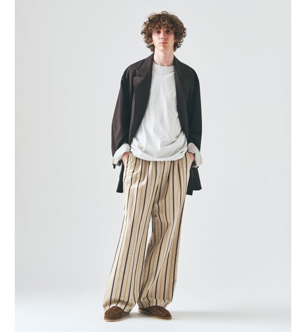 417 EDIFICE「ノルマンディーリネン パンツ」|スラックス|