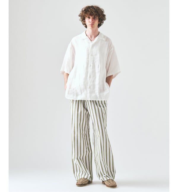 417 EDIFICE「ノルマンディーリネン パンツ」|スラックス|