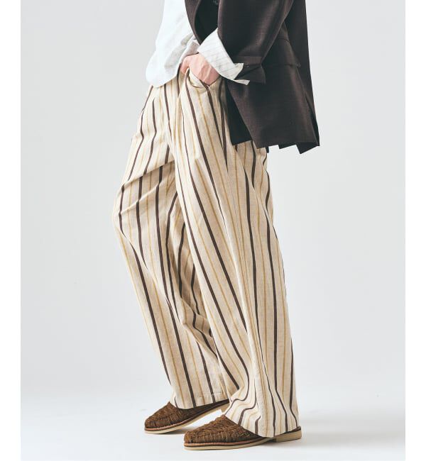 417 EDIFICE「ノルマンディーリネン パンツ」|スラックス|