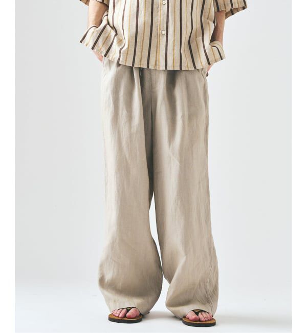 417 EDIFICE「ノルマンディーリネン パンツ」|スラックス|