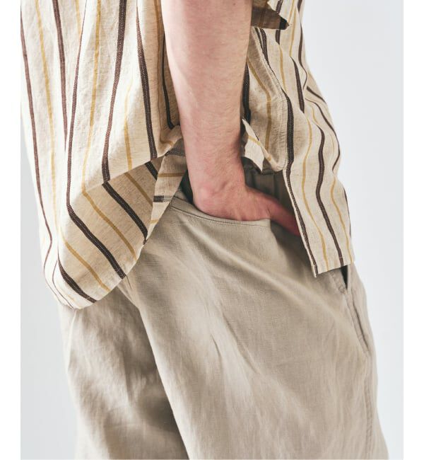 417 EDIFICE「ノルマンディーリネン パンツ」|スラックス|