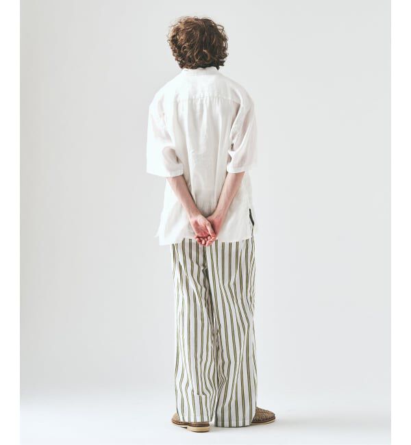 417 EDIFICE「ノルマンディーリネン パンツ」|スラックス|