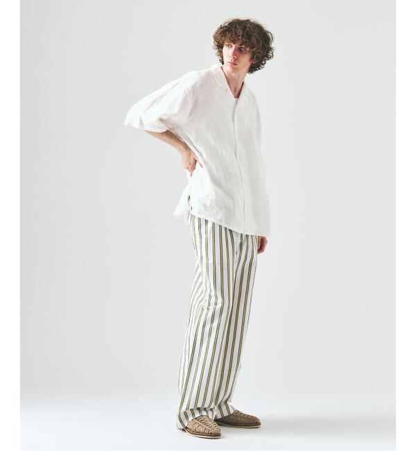 417 EDIFICE「ノルマンディーリネン パンツ」|スラックス|