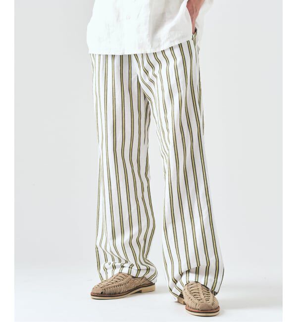 417 EDIFICE「ノルマンディーリネン パンツ」|スラックス|