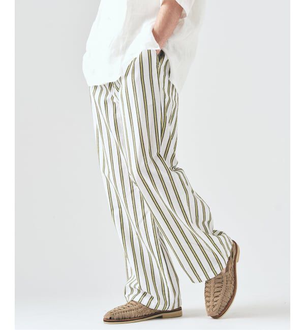 417 EDIFICE「ノルマンディーリネン パンツ」|スラックス|