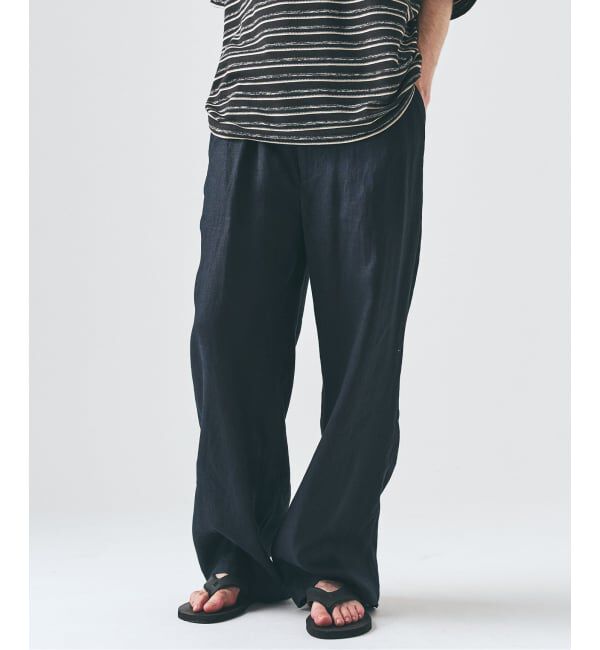 417 EDIFICE「ノルマンディーリネン パンツ」|スラックス|