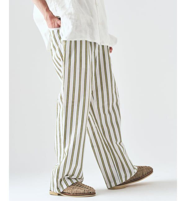 417 EDIFICE「ノルマンディーリネン パンツ」|スラックス|