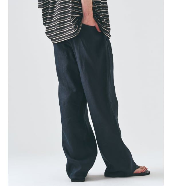 417 EDIFICE「ノルマンディーリネン パンツ」|スラックス|