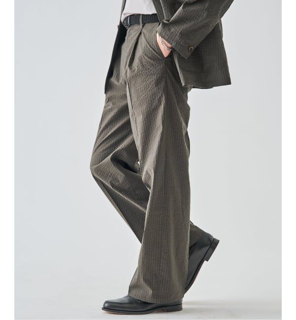EDIFICE「《予約》モダン サッカー イージー トラウザー」|スラックス|