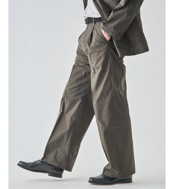 EDIFICE「《予約》モダン サッカー イージー トラウザー」|スラックス|