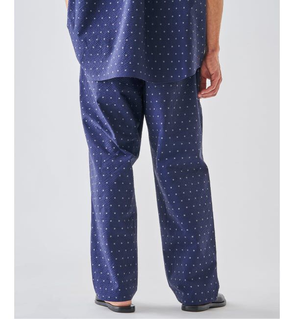 EDIFICE「《予約》サッカー プリント イージー パンツ」|スラックス|