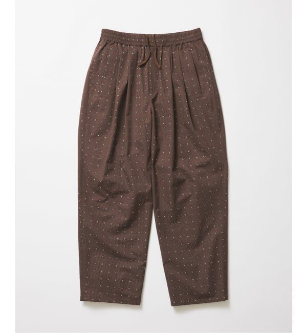 EDIFICE「《予約》サッカー プリント イージー パンツ」|スラックス|