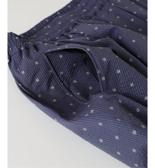 EDIFICE「《予約》サッカー プリント イージー パンツ」|スラックス|