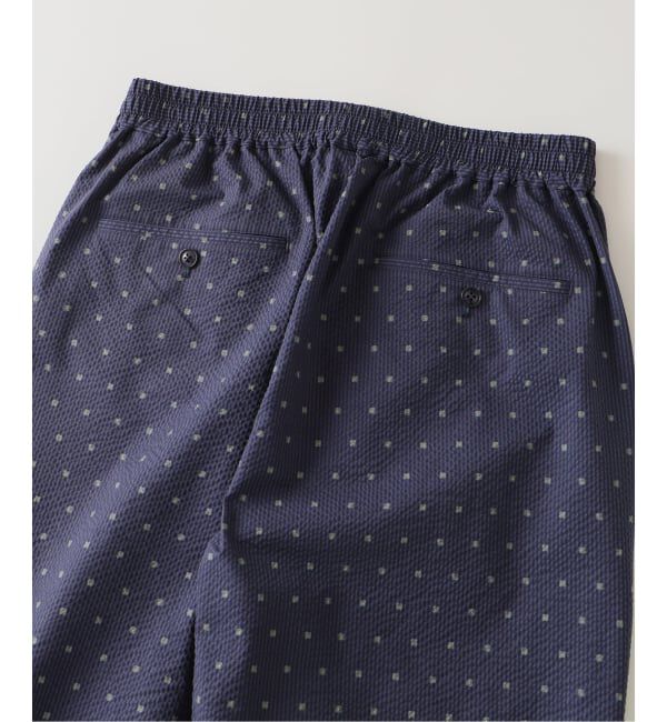 EDIFICE「《予約》サッカー プリント イージー パンツ」|スラックス|