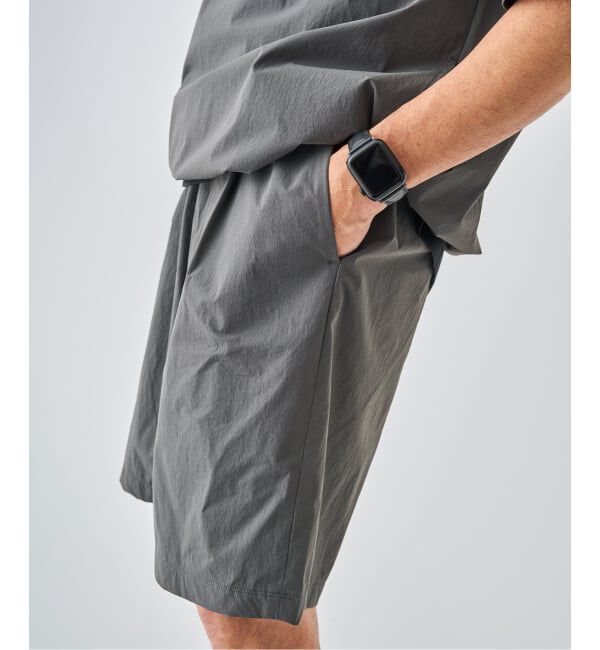 EDIFICE「《予約》【EDIFICE ALL-DAY SETUPシリーズ】2点セット プルオーバー Tシャツ&ショーツ」|シャツ・ブラウス|