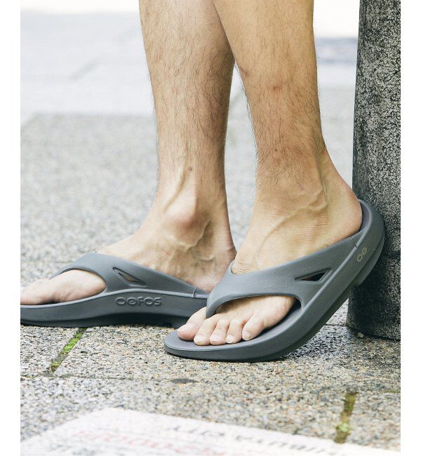 JOURNAL STANDARD relume「【OOFOS / ウーフォス】OORIGINALサンダル」|サンダル|グレーA