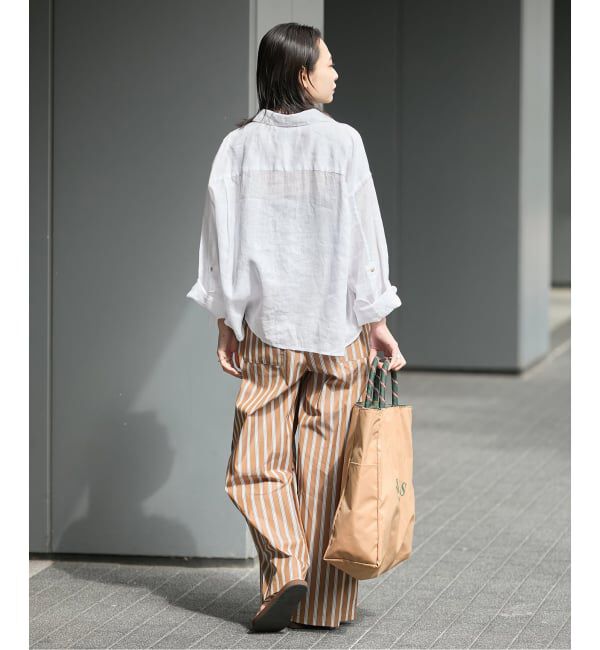 JOURNAL STANDARD「《予約》リネンレギュラーロールアップシャツ」|シャツ・ブラウス|