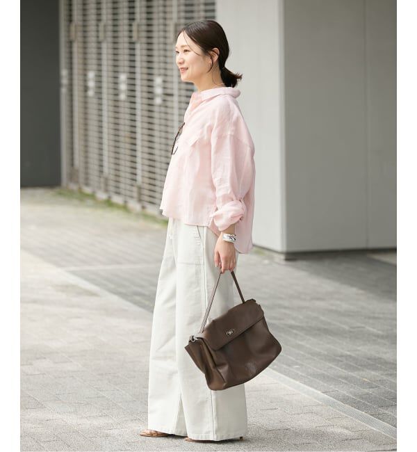 JOURNAL STANDARD「《予約》リネンレギュラーロールアップシャツ」|シャツ・ブラウス|